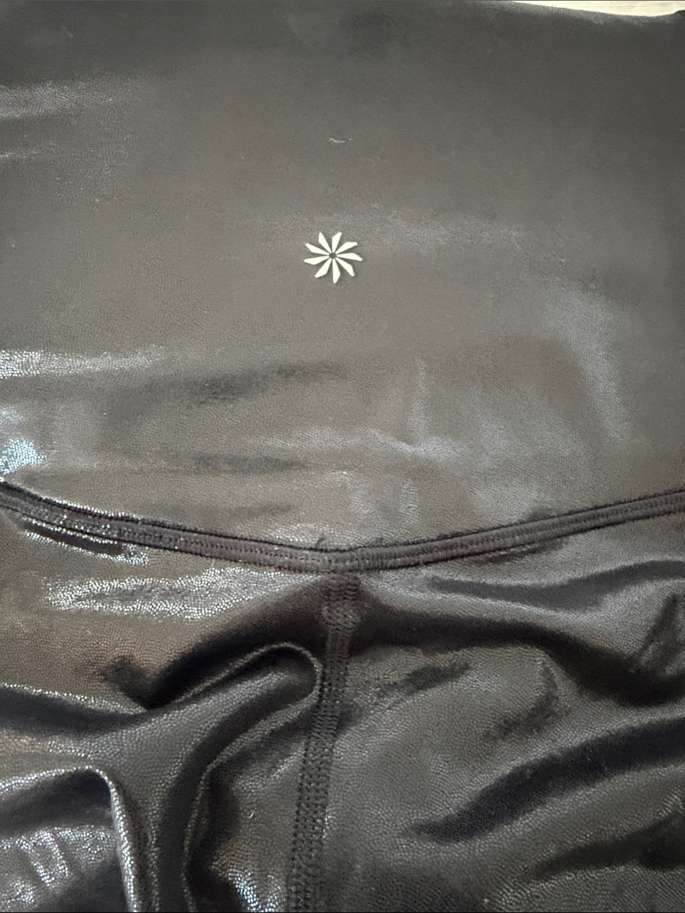Athleta Elation High Rise Matte Foil Shine 7/8 Legging - Picture 4 of 5